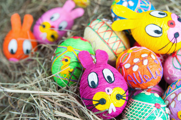 Decorative easter eggs