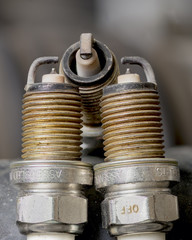 Automotive parts close up