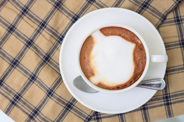 Cappuccino. Cup of Cappuccino Coffee