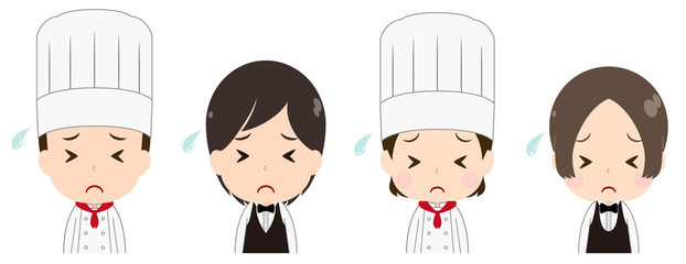 コック　ウェイトレス　トラブル