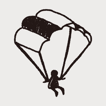recommend clip art: Doodle Parachute