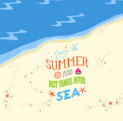 enjoy the summer on the beach