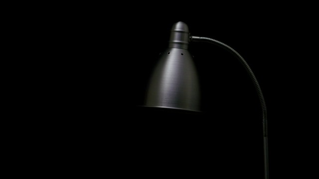 Floor lamp. 4K UHD 2160p footage.