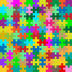 Puzzle, Puzzleteile, Jigsaw, farbig, bunt, gemischt, Puzzel, 2D