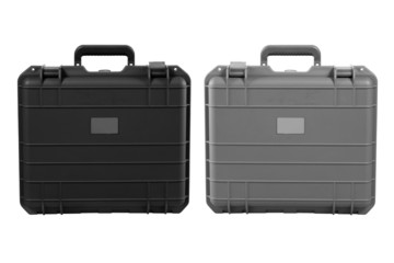 black and gray suitcase for travalling