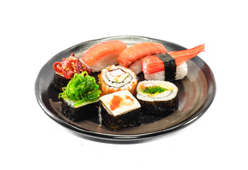 sushi on dish