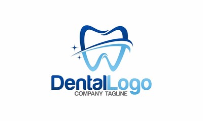 Obraz premium Dental Dentist Dentistry Logo Icon