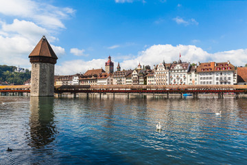 Cityscape of Lucerne old town