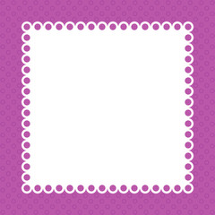 Card with a place for the text.