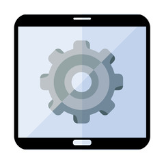 Icono smartphone configuracion