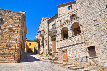 Alleyway. Guardia Perticara. Basilicata. Italy.