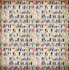 Multiethnic Casual People Togetherness Celebration Concept