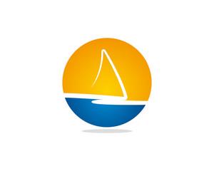 Abstract sail logo 1a