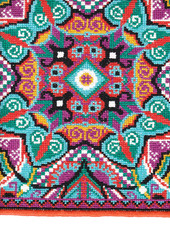 Ukrainian authentic embroidery carpet