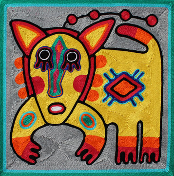 authentic ukrainian yarn painting