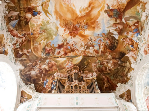 Wolfegg chirche. religious painting