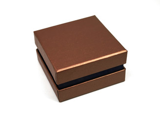 Golden gift box