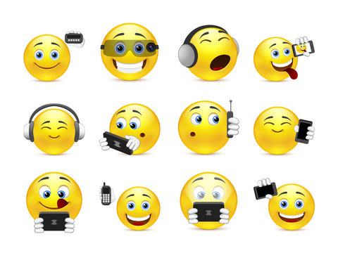 Smileys with gadgets