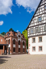 Fototapeta na wymiar Brauereimuseum und Oberamtei Alpirsbach