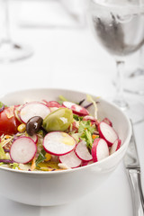 Salad In restaurant