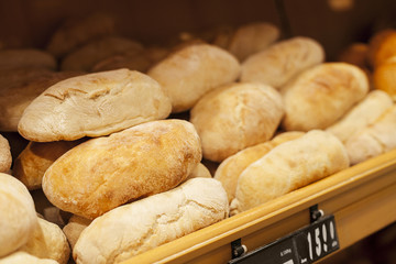 Bread in bakery