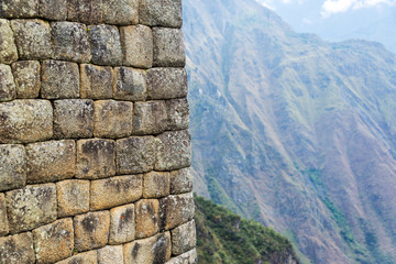 Machu Picchu Wall Closeup