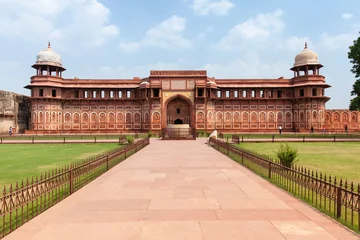 Crédence de cuisine en verre imprimé Inde Jahangir Palace, Agra Fort, India.