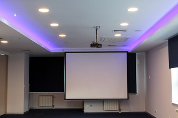 Conference hall with  presentation screens