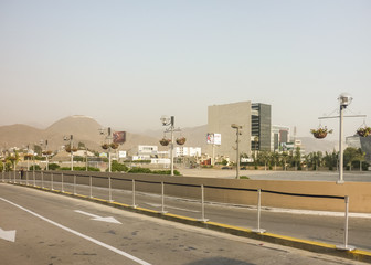 Outside of Lima city in Peru