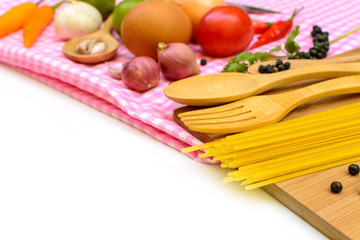 Food ingredient and copy space