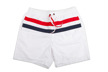 Men's shorts isolated on white background