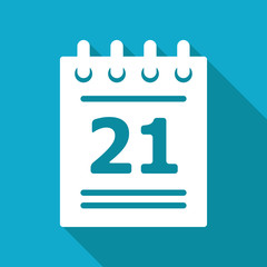 Vector calendar icon. Eps10