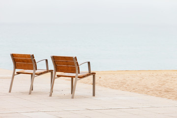 chairs on the beach