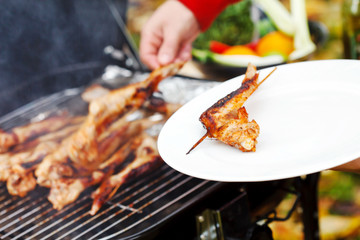 grilled chicken wings