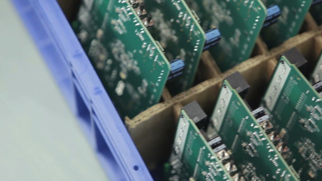 Box full of PCB