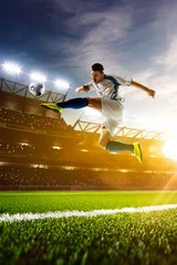 Rolgordijnen Soccer player in action © 103tnn