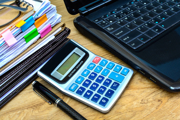 stack of folders and documents