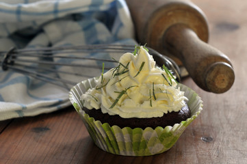 Cake au chocolat et verveine citronnée