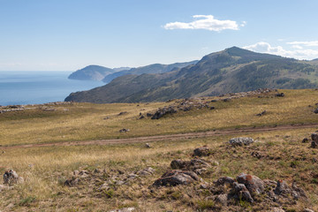 The shore of Lake Baikal.