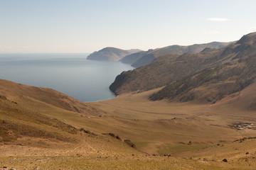 The shore of Lake Baikal.
