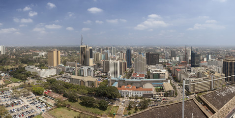 Naklejka premium Nairobi Aerial