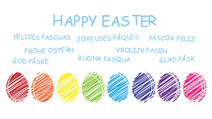 Happy Easter - different languages