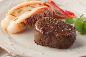 Lobster with Steak