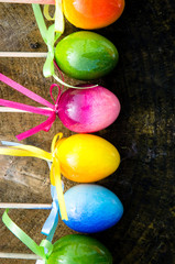 colorful easter eggs