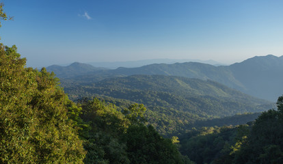 Fototapeta na wymiar View point in nature, Thailand, panorama