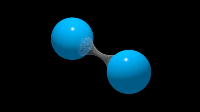Bond between two particles - Oxygen molecule