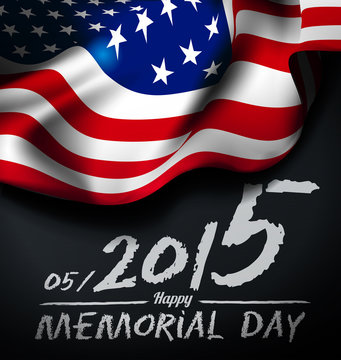 Memorial day illustration