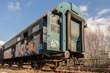 Alter DDR Zug Wagon