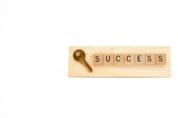 Keys to success concept