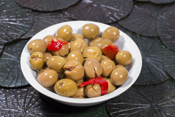 Aceitunas.